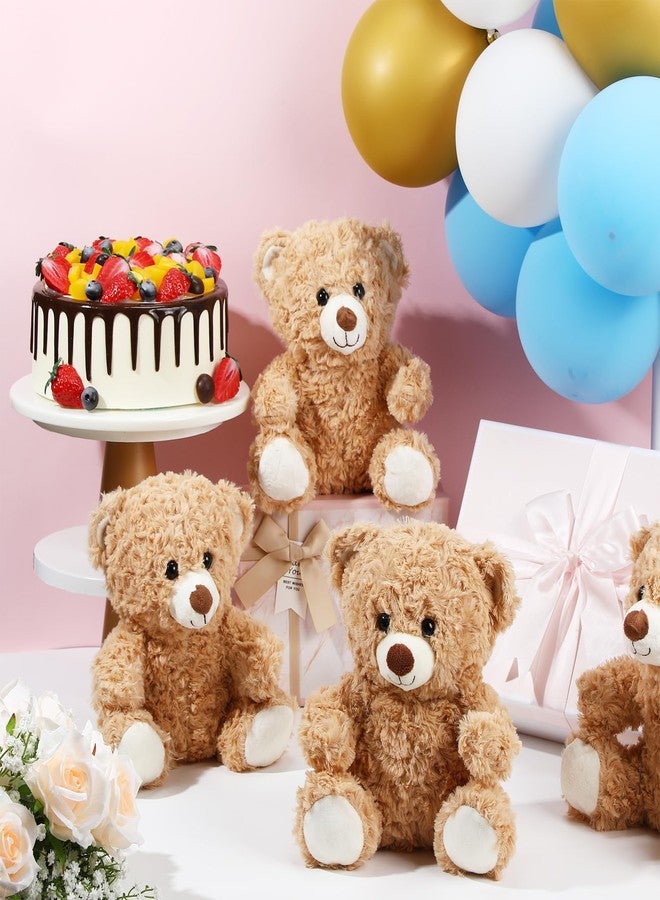 Silipull 16 Pieces 8 Inch Bear Stuffed Animal Bulk for Soft Stuffed Bear Plush Toys Party Favors Animal Decorations for Birthday Baby Shower Valentine's Day Party Gifts Supplies - Image 5